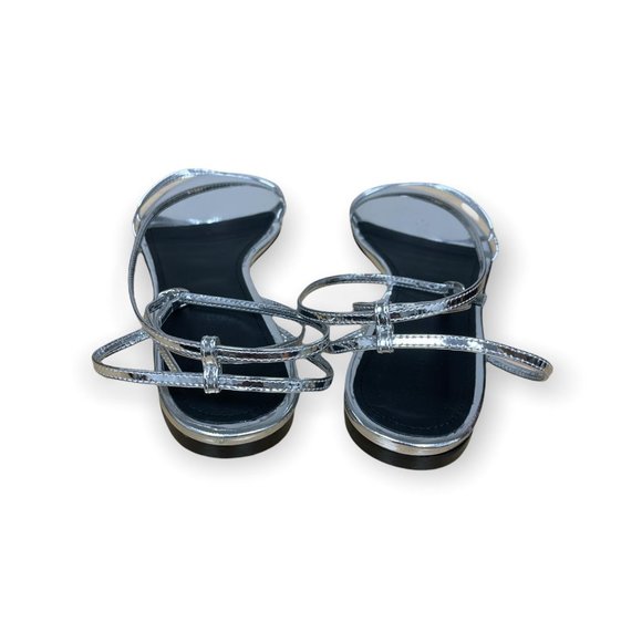 Isabel Marant Aldis Mirrored Leather Sandal - Picture 5 of 5